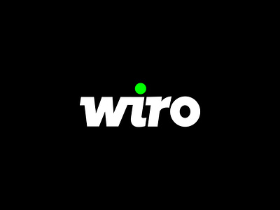Wiro - Wordmark / Logotype Design brand designer branding brandmark graphic design identity identity designer logo logo design logo designer logotype mark wordmark