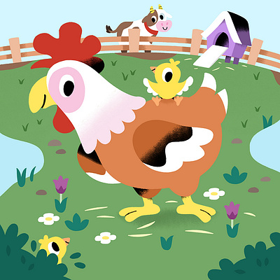 🐔 🐥 app branding design graphic design illustration logo typography ui ux vector