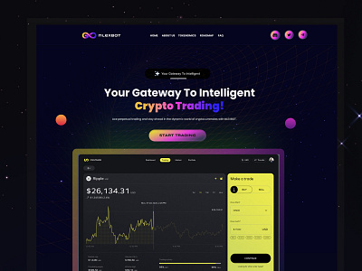 Crypto AI Trading Bot Web Design ai trading bot landing page crypto ai trading crypto ai trading bot trading bot trading bot landing page trading bot website design