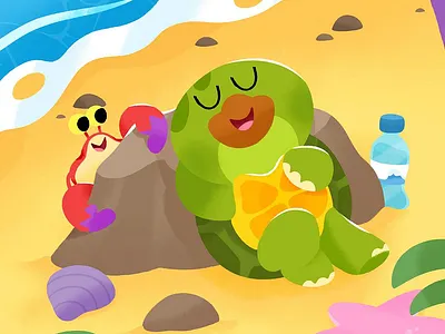 Sundays are for soaking up the sun 🌞 app branding design graphic design illustration logo typography ui ux vector