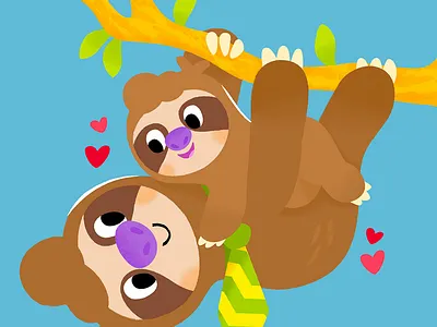 To all the dads who lift us up and hold us steady 🦥♥️ app branding design graphic design illustration logo typography ui ux vector