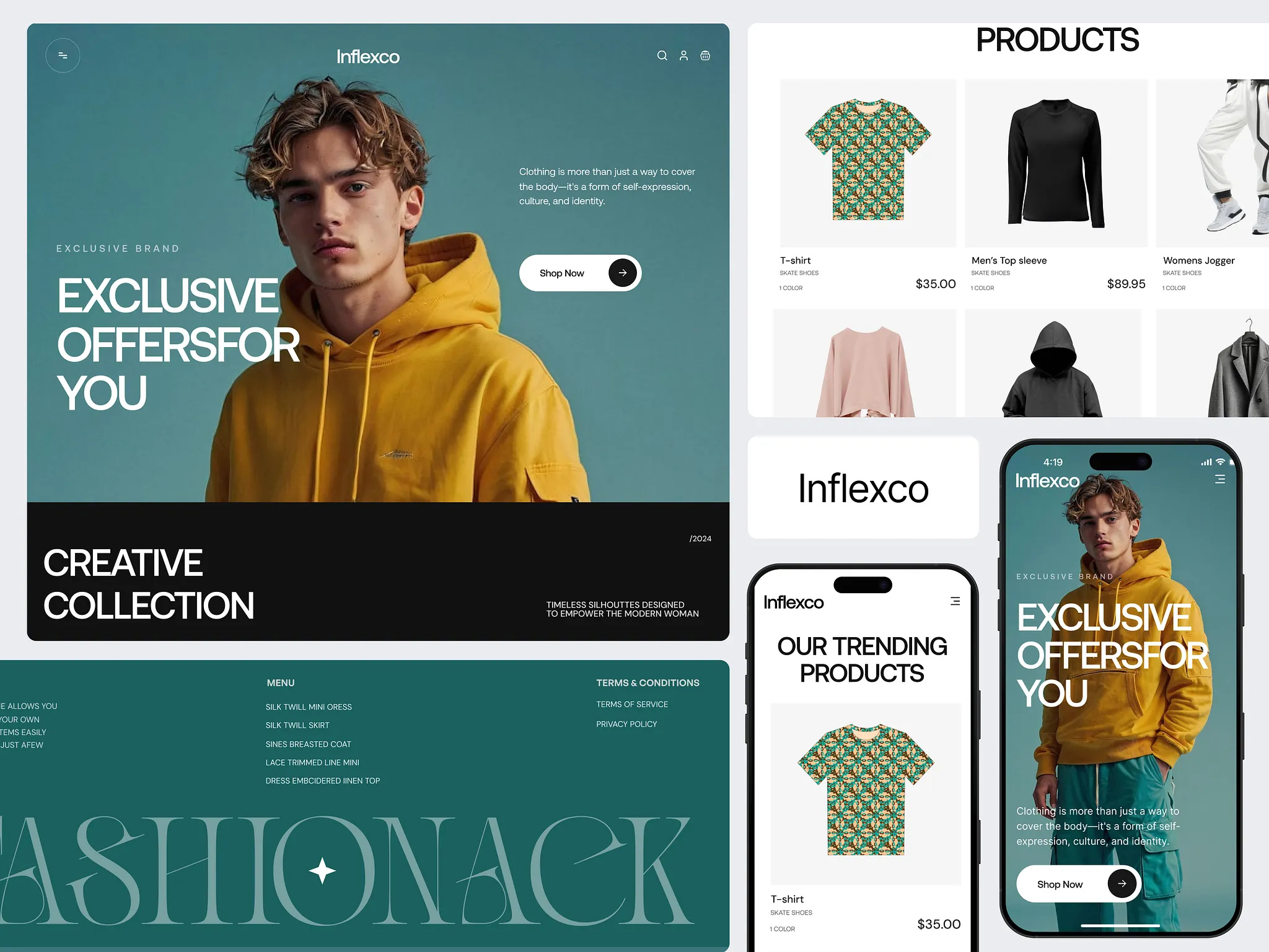 Example of Fashion Ecommerce Website