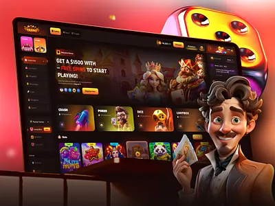 Online Casino | Home Page betting betting site caisno ui casino casino app casino game casino homepage casino interface casino online casino web casino web design casino website casino website design gambling gambling website homepage interface online casino web website