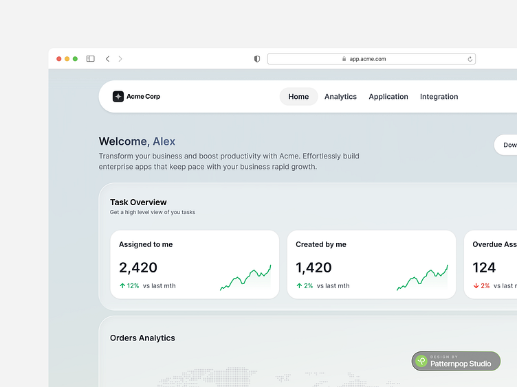 Enterprise Dashboard UX/UI Design by PatternPop Studio on Dribbble
