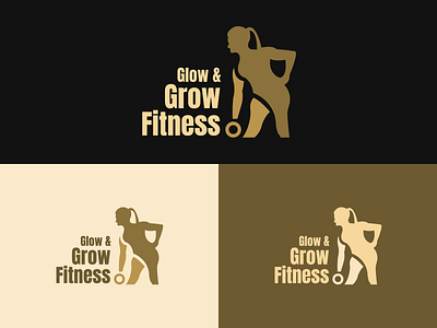 💪 GLOW & GROW FITNESS – Strength Meets Style animation branding design graphic design illustration logo motion graphics ui ux vector