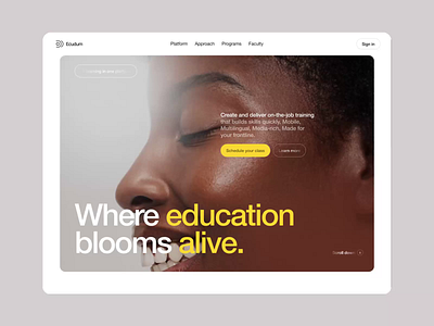 Online Education Platform animation college e learning e learning landing page ed tech design edtech education education platform elearning landing page learning learning platform mentor online class online course online courses online education online education website online learning