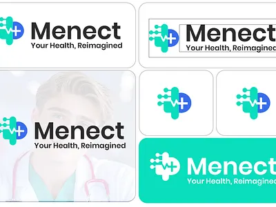 Menect – Smart Healthcare Innovation Logo design ai in healthcare connected health system digital health record digital healthcare health data analytics health monitoring app health tech startup healthcare transformation logo logo design logo mark medical iot solutions medical technology modern logo patient care innovation remote health service smart health platform telemedicine solutions virtual doctor consultation