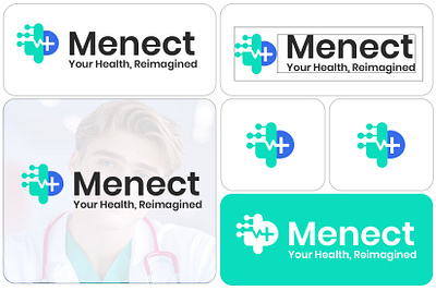 Menect – Smart Healthcare Innovation Logo design ai in healthcare connected health system digital health record digital healthcare health data analytics health monitoring app health tech startup healthcare transformation logo logo design logo mark medical iot solutions medical technology modern logo patient care innovation remote health service smart health platform telemedicine solutions virtual doctor consultation