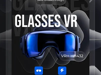 GLASSES VR 3d animation banners banners trading branding graphic design logo motion graphics ui