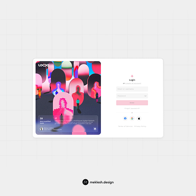 Login design login product design ui ux uxui
