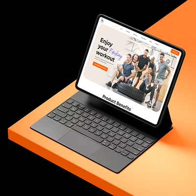 Workout Website UI Explorations body body transformation boost energy branding break boundaries fitness getfu.com gym website high potency landing page logo minimal modern natural ingradients training uiux webflow workout website