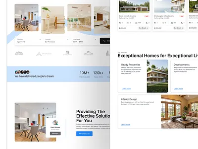 Real Estate Website Design modern landing page modern website modern website design property management real estate real estate agency real estate app real estate branding real estate landing page real estate logo real estate website realtor website design