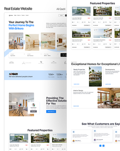 Real Estate Website Design modern landing page modern website modern website design property management real estate real estate agency real estate app real estate branding real estate landing page real estate logo real estate website realtor website design
