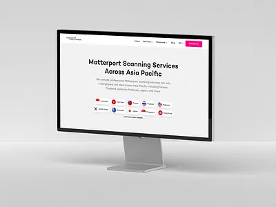 The Red Marker | Hero Section cta herosection landingpage minimal modern responsive typography ui uidesign uiux webdesign website
