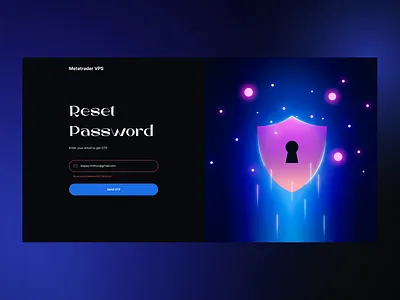 Reset Password dark design reset password sass ui web design