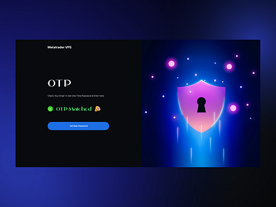 OTP Matched otp sass ui web design website