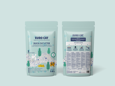 🐾 Purr-fectly Packaged Joy! 🐾 branding design graphic design illustration package pouch