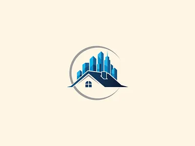 Real estate logo beat logo best logo brand identity branding building home house illustration logo logos real estate roof
