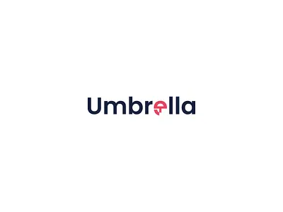 Umbrella brand identity branding business clean company company logo design flat design graphic design icon illustration inspiration letter mark logo minimalist modern trend typography typography logo word mark