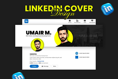 ✨ New Design Drop! 🎨 Linked IN Cover 3d animation banner branding graphic design linked banner linkedin linkedin cover logo motion graphics social media design ui