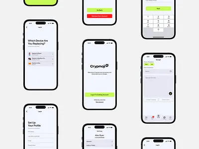 UI/UX Design | Crypmoji app app design branding interface interface design mobile design product design typography ui ui design uiux ux ux design web design