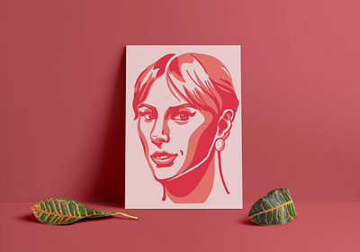 Female Pop-stars illustration print