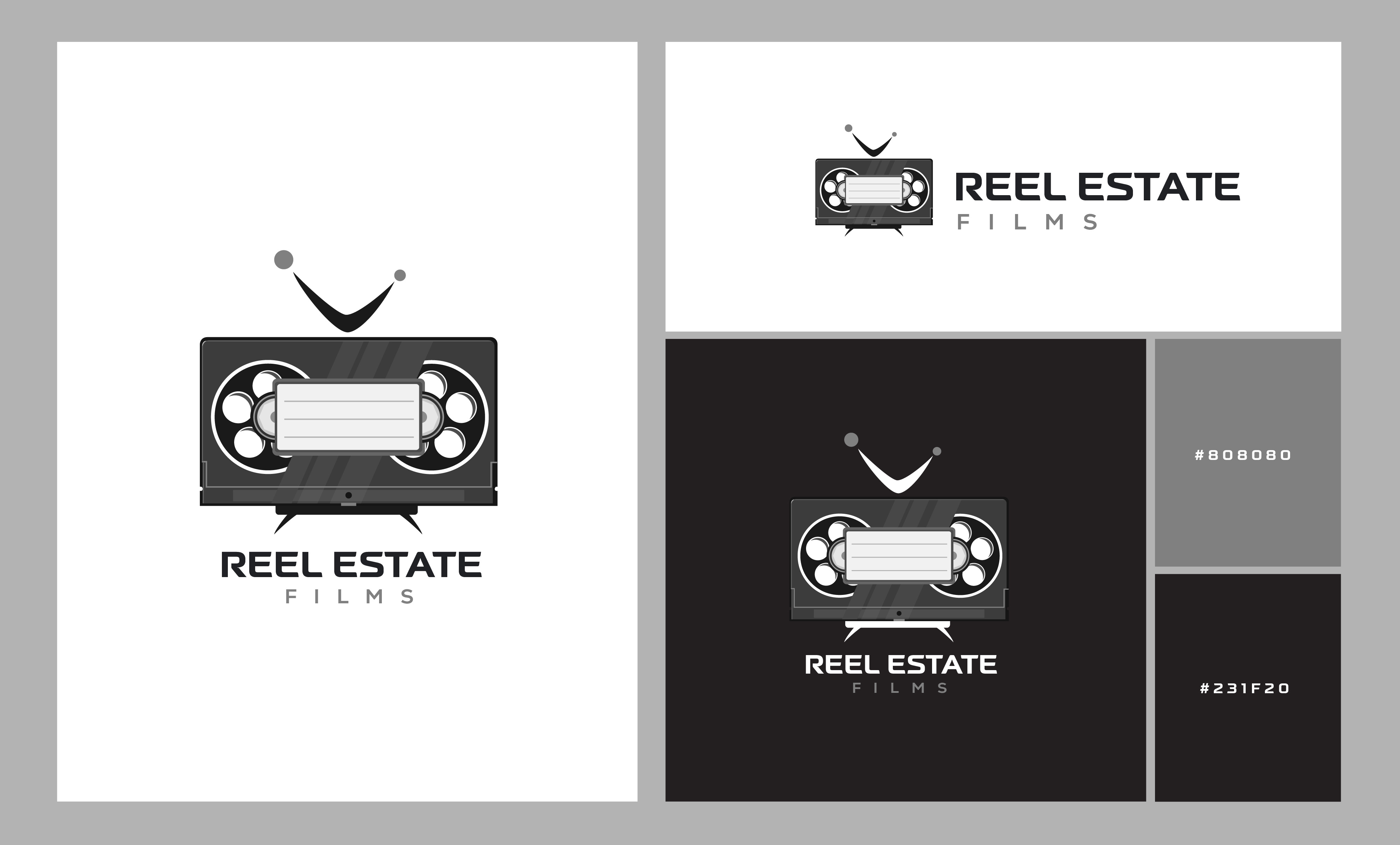 Podcast logo design for REEL ESTATE branding design design agency graphic design logo logos podcast podcast branding podcast cover podcast design podcast logo podcast logo designer podcast logo maker podcasts typography vector