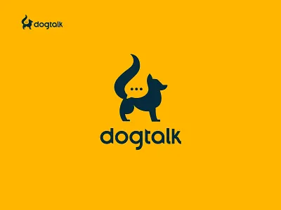 Dog Talk Modern Minimalist Logo and Branding Design brand identity brand logo branding business logo colorfull company dog logo dog talk flat graphic design logo logo design logo mark logotypho massage minimal logo minimalist logo modern nimal logo vector