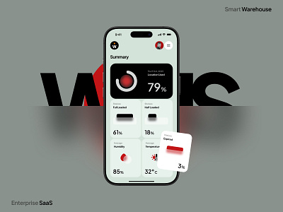 WMS Enterprise SaaS — Smart Warehouse Mobile App Design 2025 design trend app design mobile app smart warehouse ui trend warehouse app warehouse management system wms