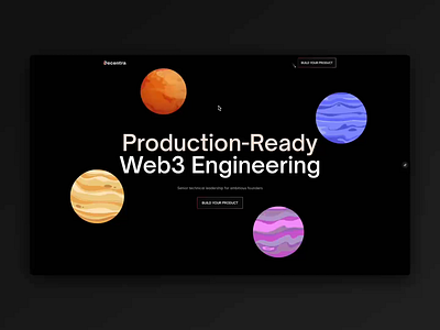 Decentra | From Static Brand to Living Identity blockchain branding crypto framer framer animations framer dev framer website motion graphics ui web web design