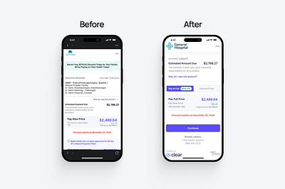 🩺 Pre-Visit Payment Flow Redesign ⎯ 96% Upfront Payments app design graphic design health tech mvp design product design ui ui design ui ux design ux design web design website website design
