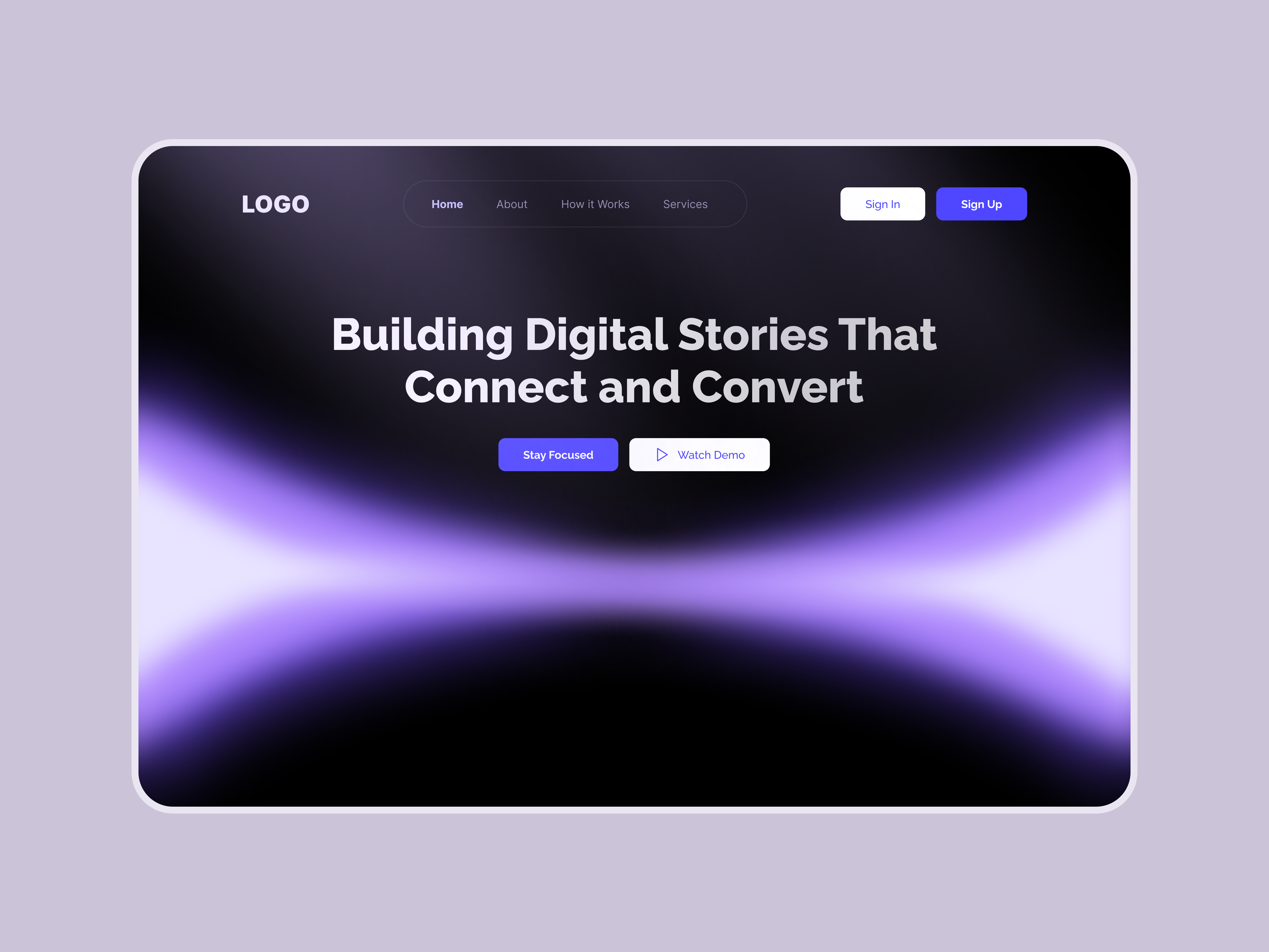 Hero Section - Landing Page Design hero section design webdesign website design