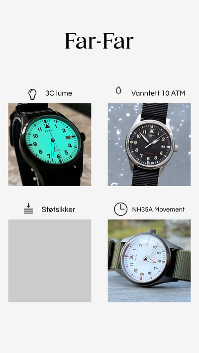 Far-Far ads branding clock design graphic design motion graphics some usp vector watch