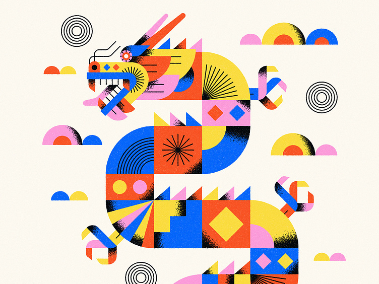 Dragon 🐉 app branding design graphic design illustration logo typography ui ux vector