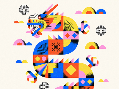Dragon 🐉 app branding design graphic design illustration logo typography ui ux vector