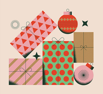 GoDaddy Festive Illustrations app branding design graphic design illustration logo typography ui ux vector