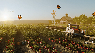 3D CGI Promo for Frozen Berry brand 3d 3danimation 3dgraphics blender cgi cgianimation promo