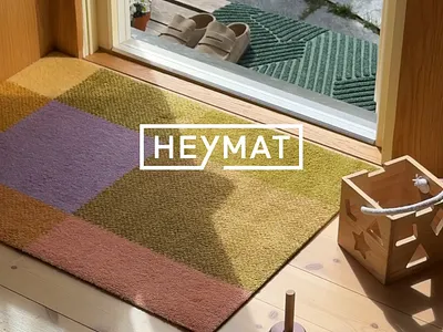 Heymat ads animation branding design door mats graphic design logo mats motion graphics some