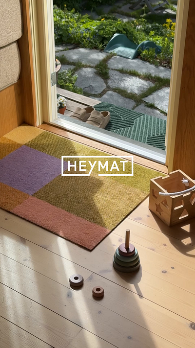 Heymat ads animation branding design door mats graphic design logo mats motion graphics some