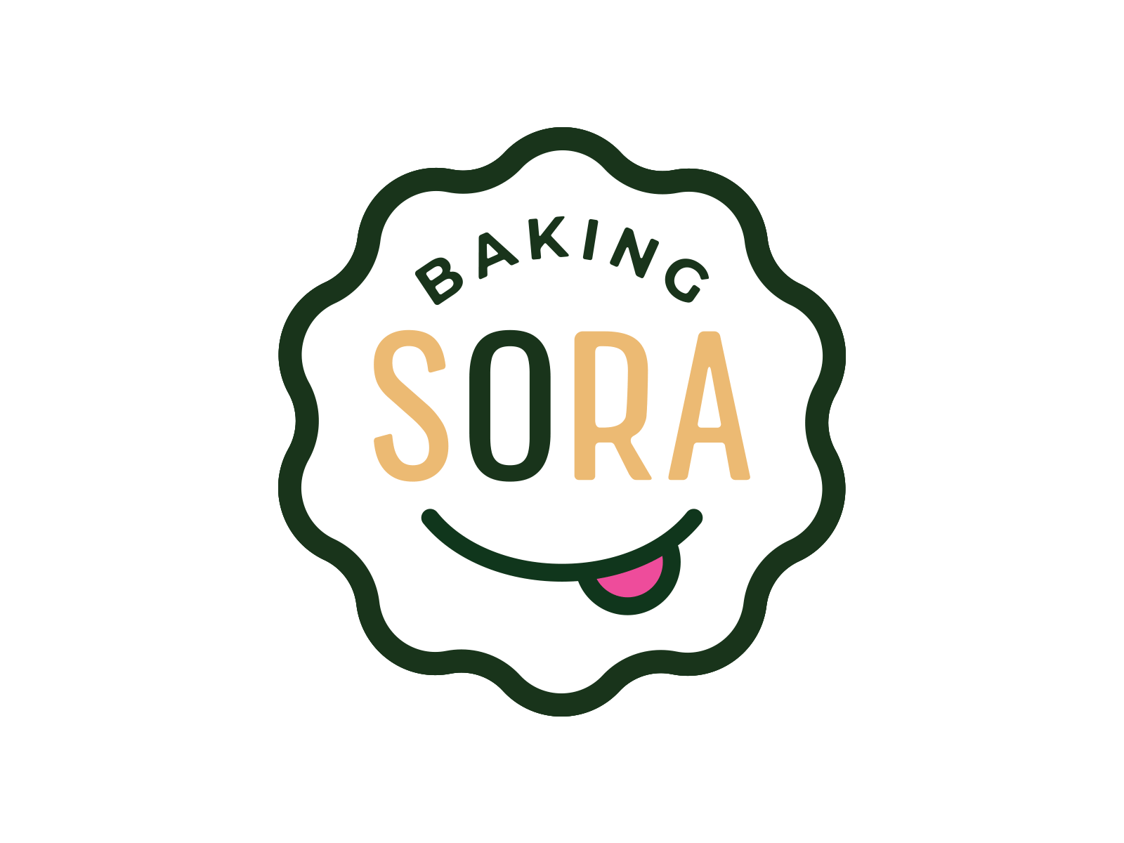 baking sora branding baking colorways cookies logo packaging