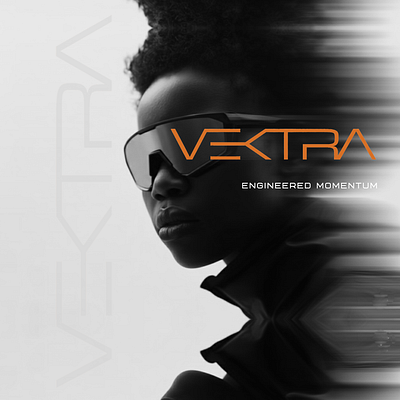 VΞKTRA — Engineered Momentum. aerospace brandidentity branding conceptbrand futuristicdesign graphic design logo logodesign minimaldesign motiondesign techwear typography