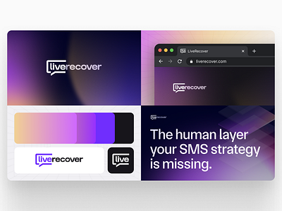 Rebranding project for LiveRecover branding design graphic design logo ui ux