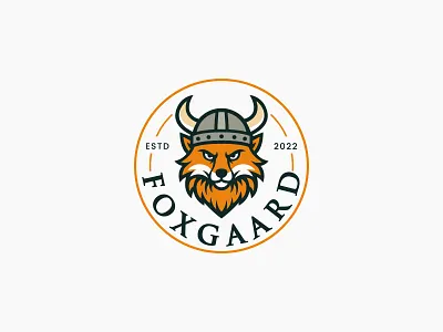FoxGaard logo | Fox viking logo a viking logo fox fox logo fox viking fox viking logo fox vikings foxgaard logo logo design viking viking fox viking foxy viking symbol for fox