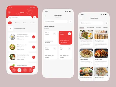 Meal Planner- Food Delivery Mobile app app app interface best app design branding delivery app delivery service food food app food delivery food delivery app food delivery mobile app ios mobile mobile app mobile app ui modern app ui restaurant restaurant app ui ux