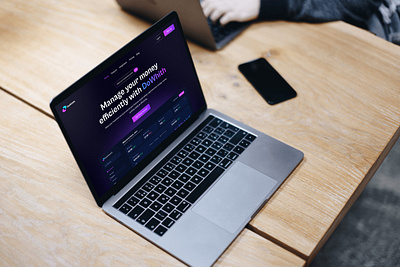 DoWhith: Financial Dashboard — Dark Mode UI dark mode dashboard data visualization desktop app dribbble finance app fintech management purple ui saas ui design web design