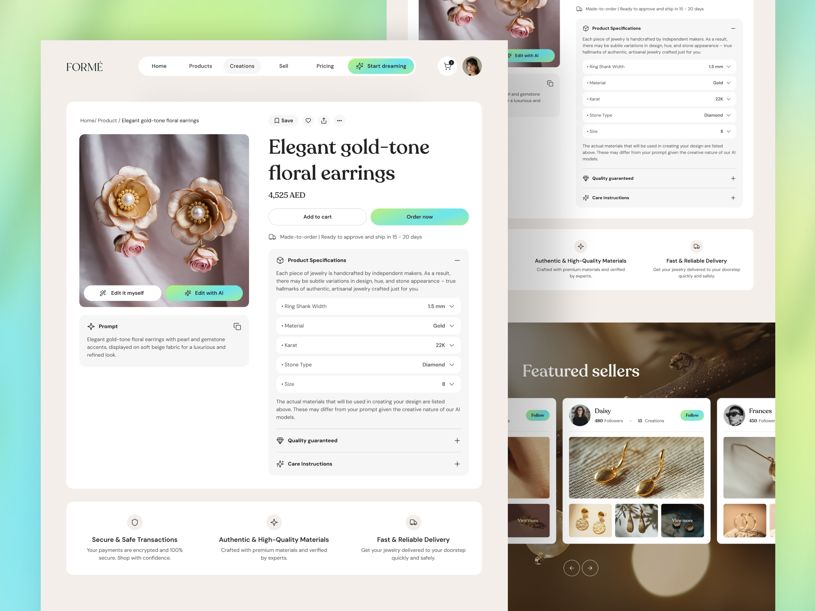 Example of Custom E Commerce Website Design