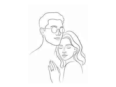 custom portrait drawing 3d abstract line art aesthetic canada continuous line art custom line art fine line art gift idea graphic design hand made illustration mamury motion graphics outline pet reels tattoo unique gift usa victor line art