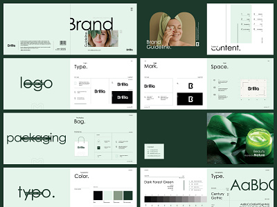 Brillia - Brand identity / Brand Guideline / Packaging / Part 01 box design brand book brand book design brand guideline brand identity brand strategy branding graphic design identity branding label design logo logo design minimalist design modern packaging packaging design packagingdesign print design professional skincare