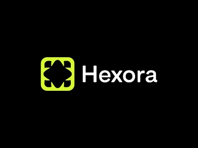 Hexora Logo Design abstract logo ai logo app icon brand identity branding crypto logo design futuristic logo geometric logo innovative logo logo logotype modern logo tech startup logo visual identity web3 logo