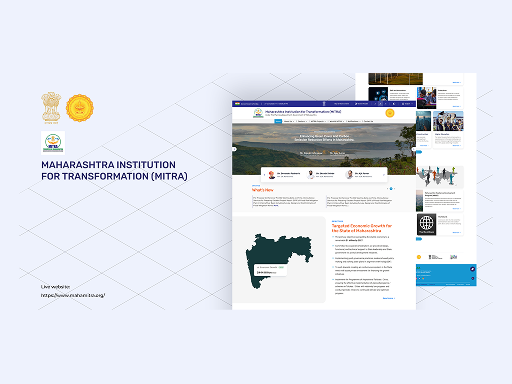 MITRA — Government Website UI Design hrishikesh yadav
